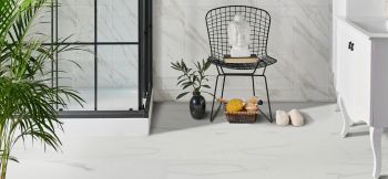 Modern Marble Bathroom Flooring Inspiration